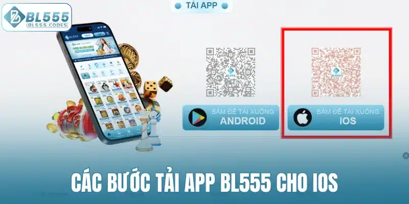 Các bước tải app BL555 cho iOS