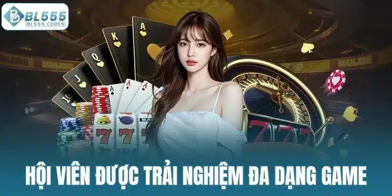 Hội viên được trải nghiệm đa dạng các tựa game