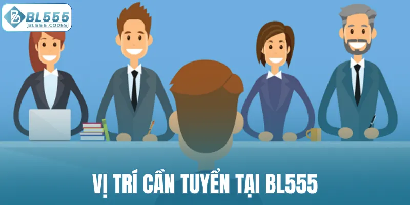 Vị trí cần tuyển tại BL555